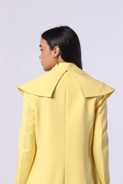 Yellow Trench Coat Full sleeves