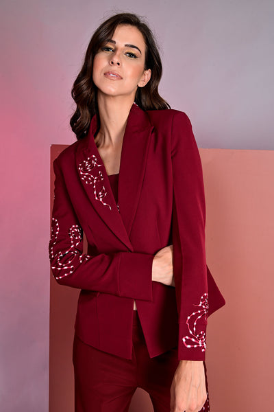 Sanguine Embroidered Blazer