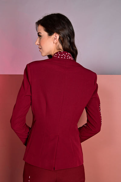 Sanguine Embroidered Blazer