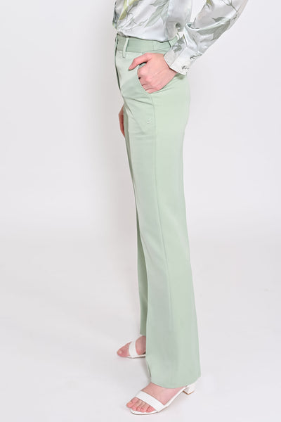 Pixie Green Flared Trousers