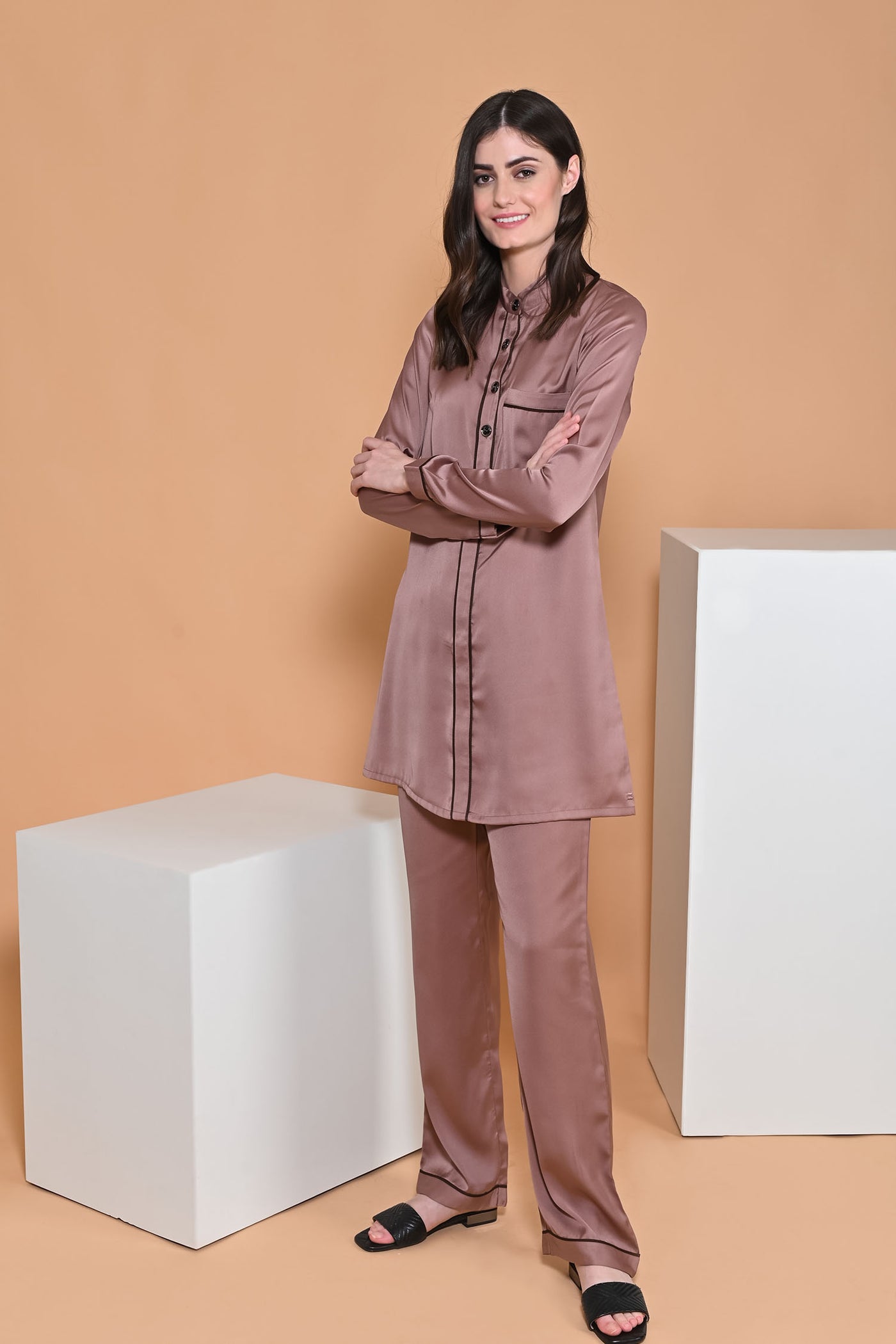 Tuscany Long Shirt With Pyjama