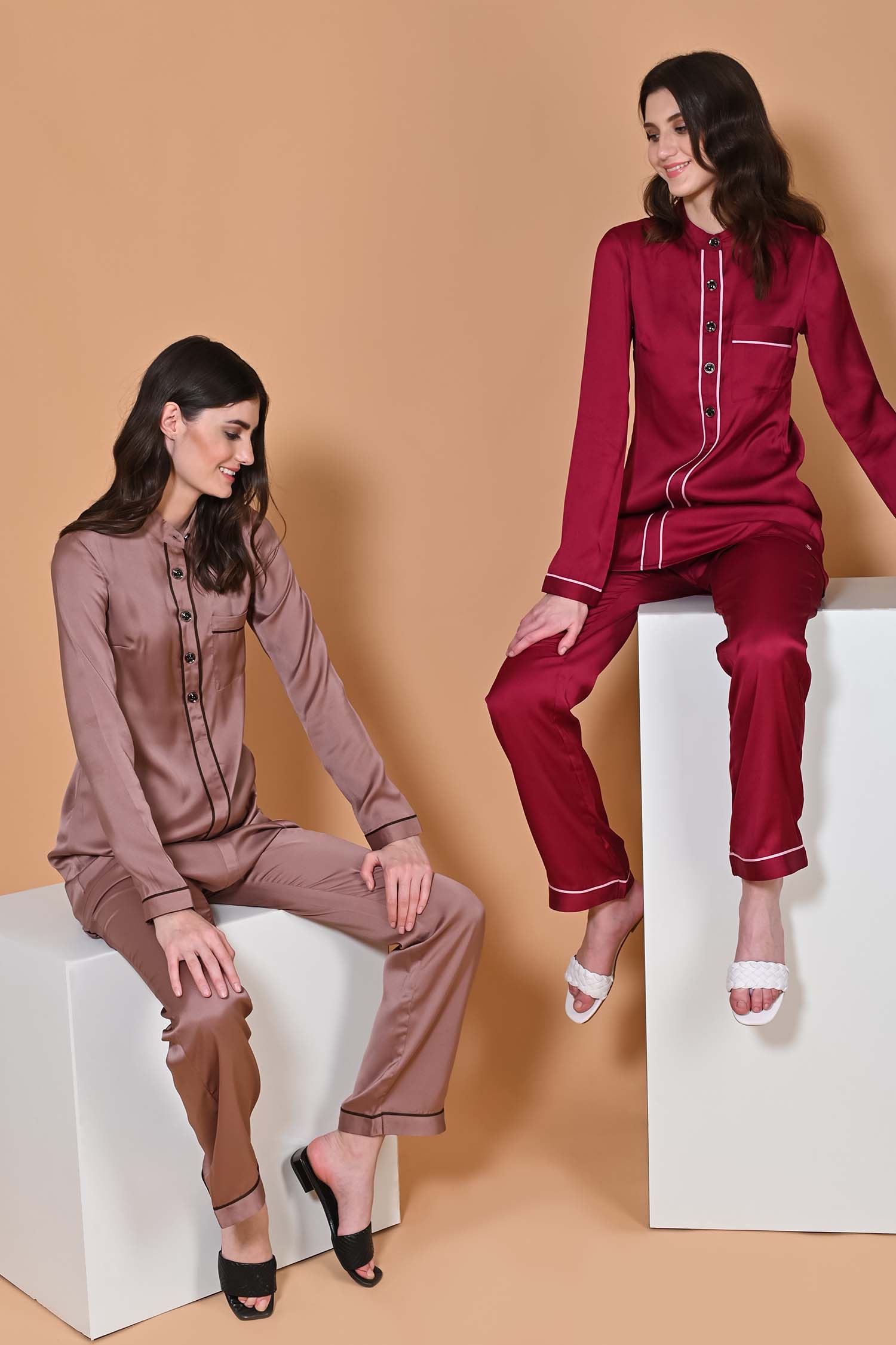 Shiraz Long Shirt With Pyjama