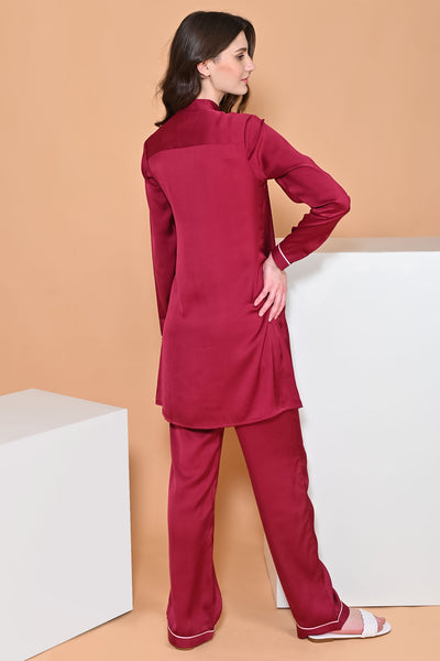 Shiraz Long Shirt With Pyjama