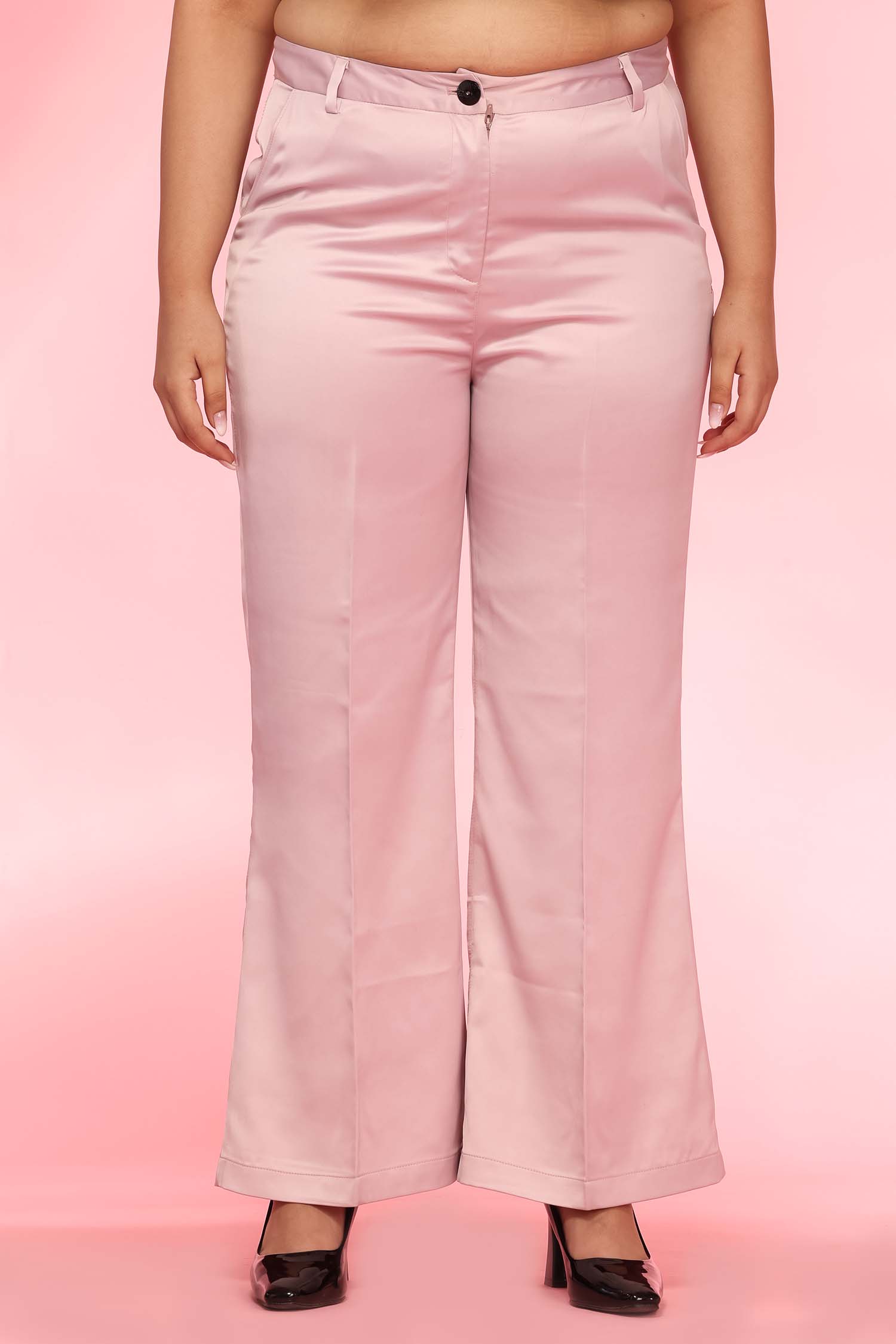 Bubble Gum Flared Trousers