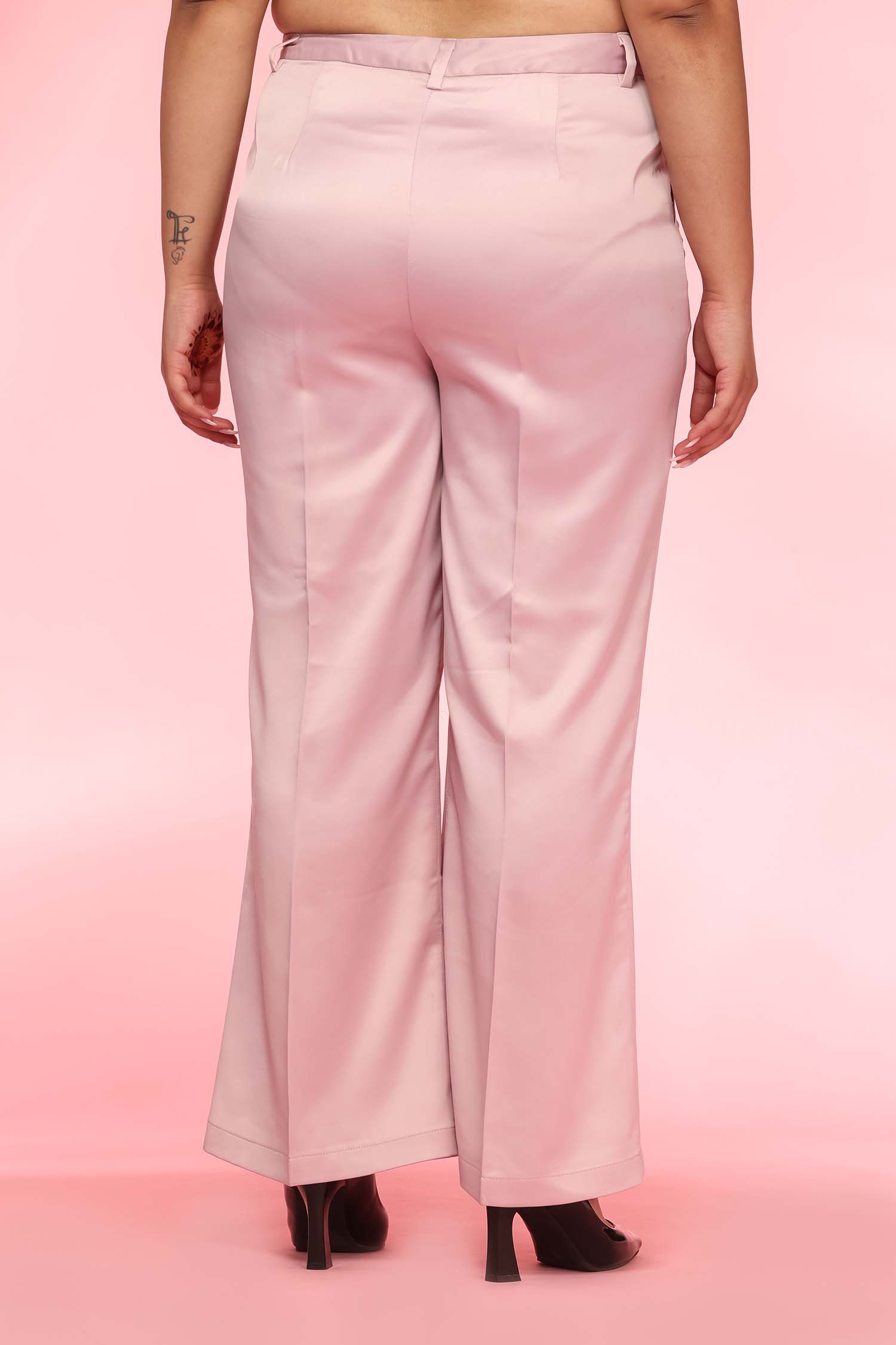 Bubble Gum Flared Trousers